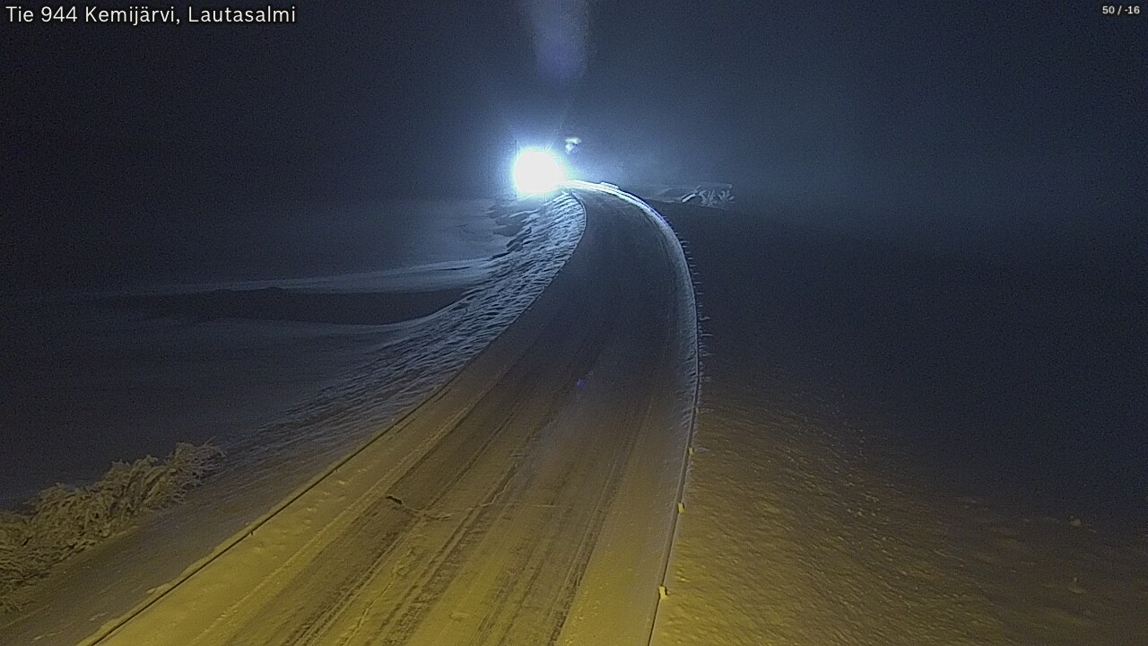 Kelikamerat Kuva Tie 944 Kemijärvi, Lautasalmi, Kemijärvi, Lappi