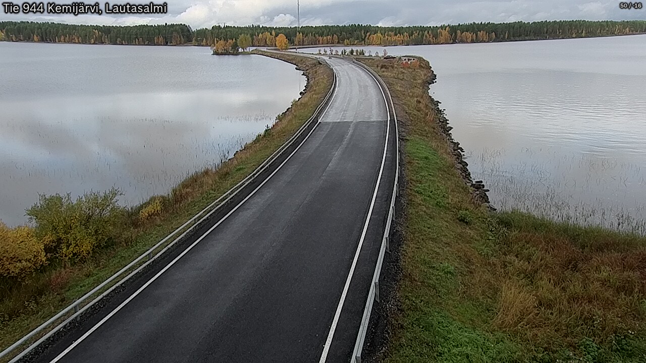 Kelikamerat Kuva Tie 944 Kemijärvi, Lautasalmi, Kemijärvi, Lappi