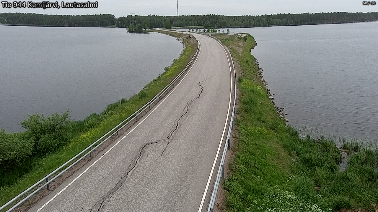 Kelikamerat Kuva Tie 944 Kemijärvi, Lautasalmi, Kemijärvi, Lappi
