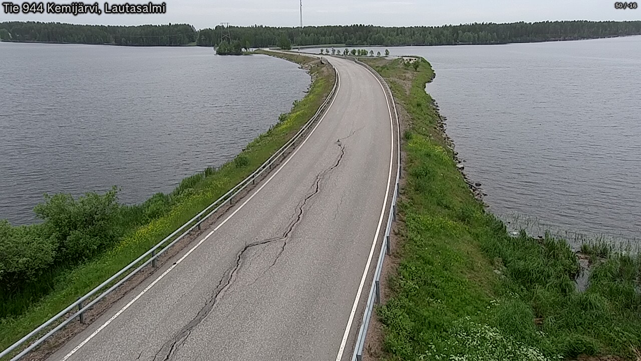 Kelikamerat Kuva Tie 944 Kemijärvi, Lautasalmi, Kemijärvi, Lappi