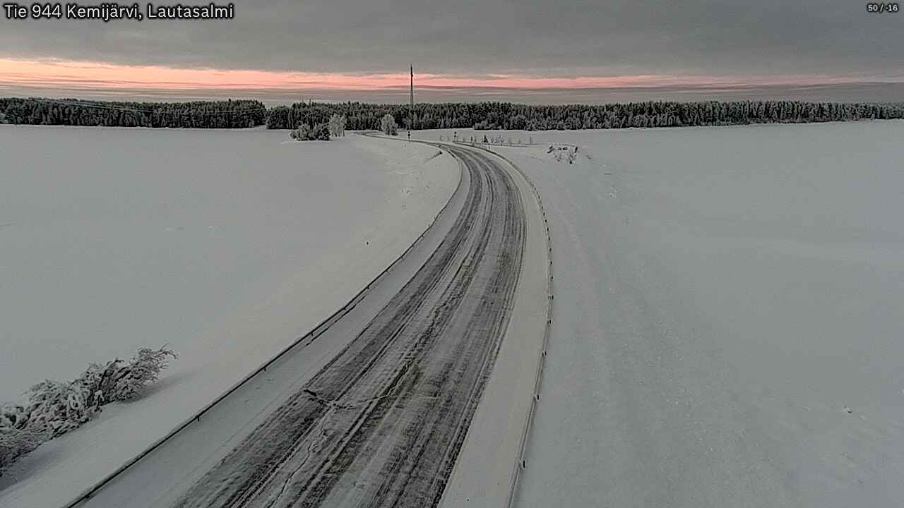 Kelikamerat Kuva Tie 944 Kemijärvi, Lautasalmi, Kemijärvi, Lappi