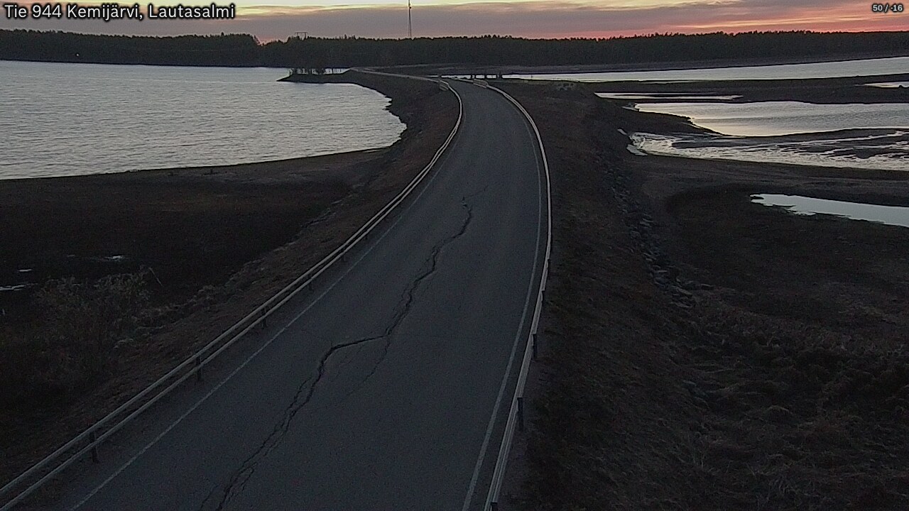 Kelikamerat Kuva Tie 944 Kemijärvi, Lautasalmi, Kemijärvi, Lappi