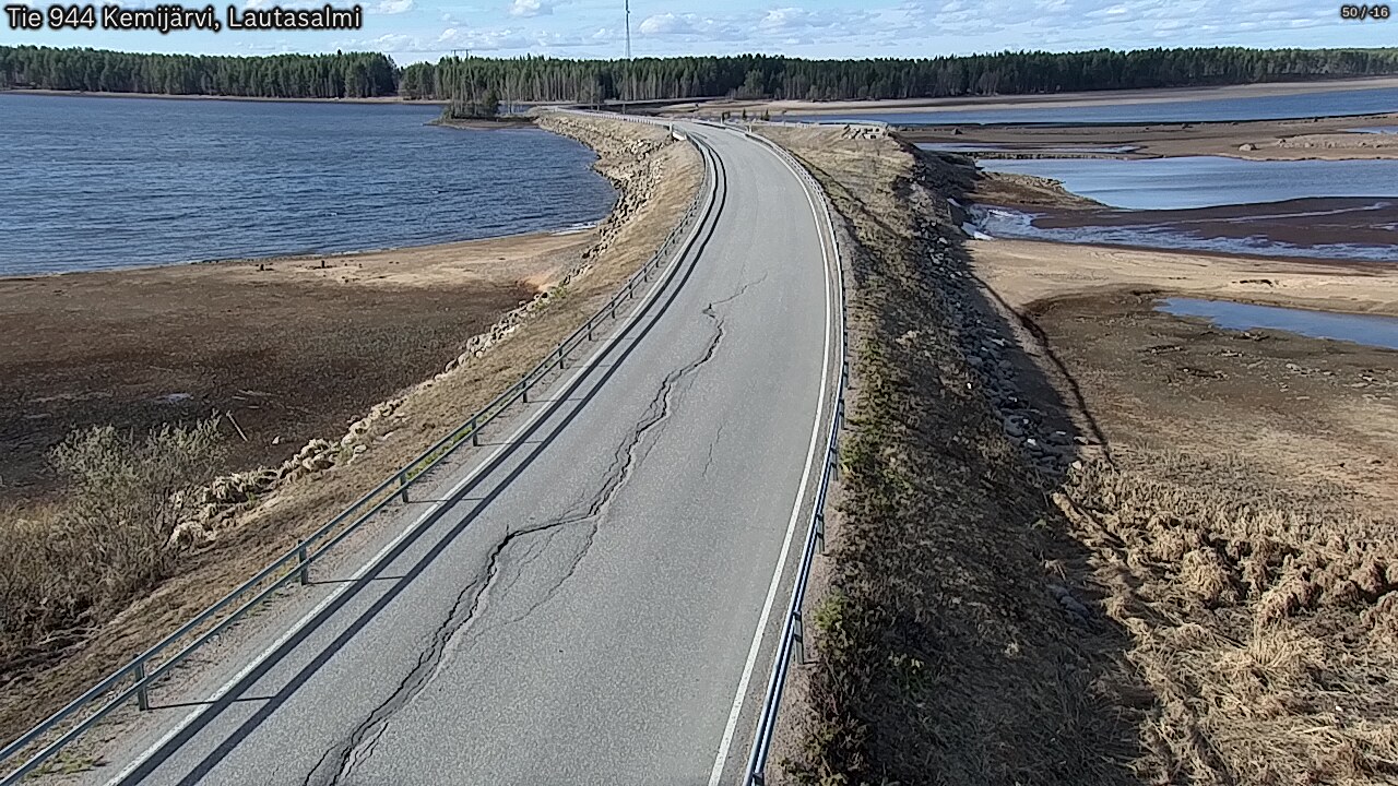 Kelikamerat Kuva Tie 944 Kemijärvi, Lautasalmi, Kemijärvi, Lappi