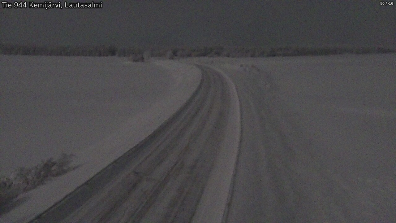 Kelikamerat Kuva Tie 944 Kemijärvi, Lautasalmi, Kemijärvi, Lappi