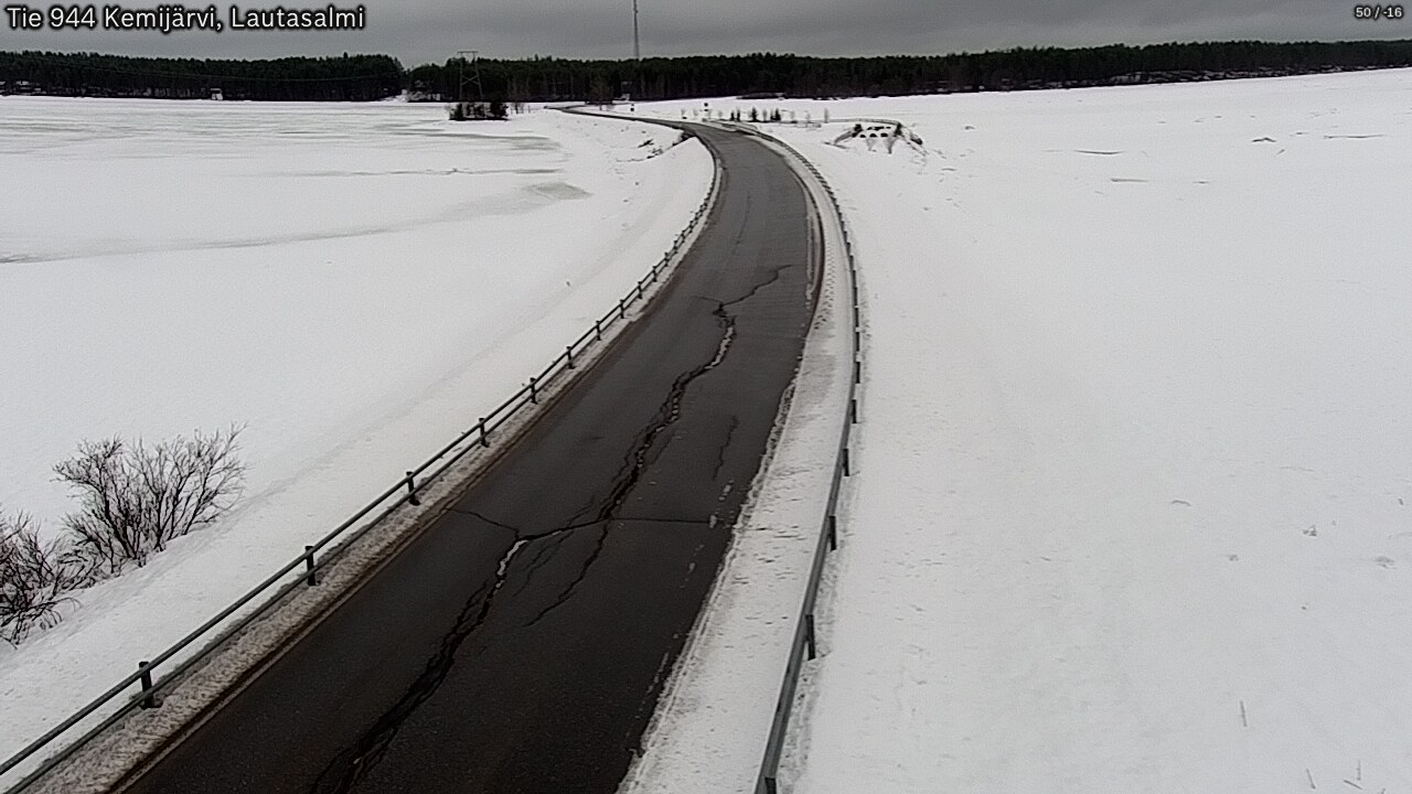 Kelikamerat Kuva Tie 944 Kemijärvi, Lautasalmi, Kemijärvi, Lappi