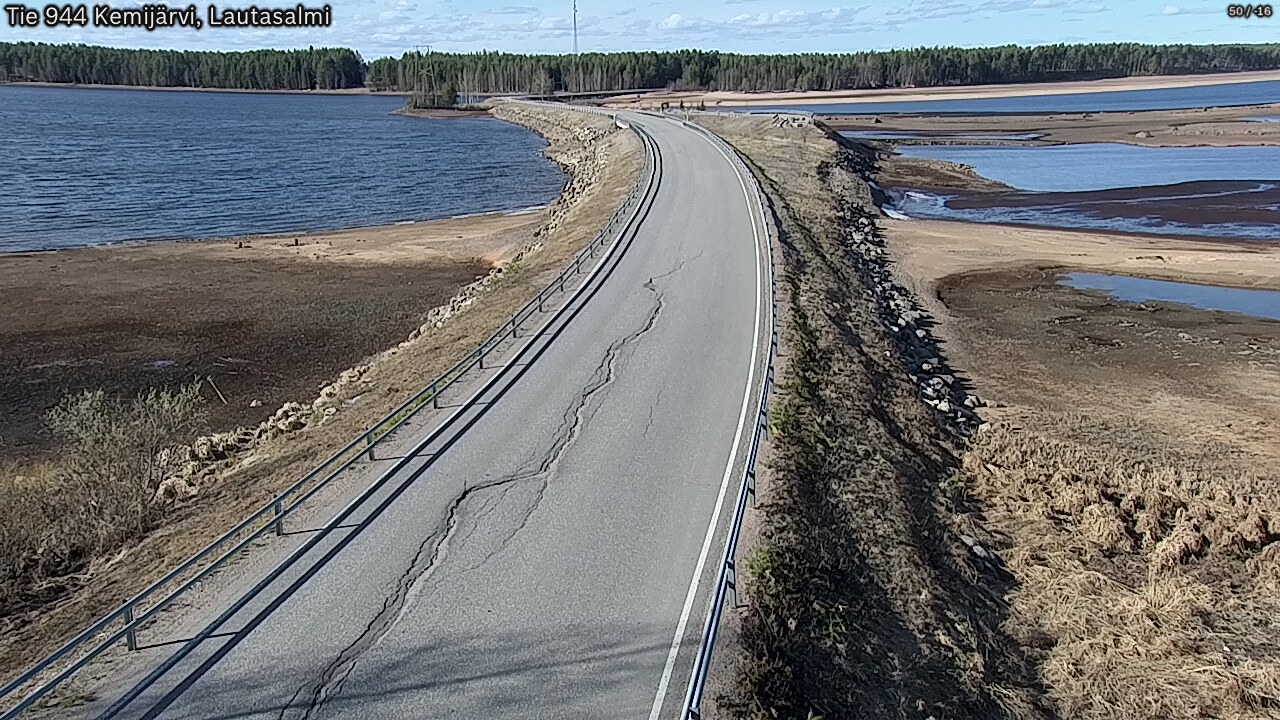 Kelikamerat Kuva Tie 944 Kemijärvi, Lautasalmi, Kemijärvi, Lappi