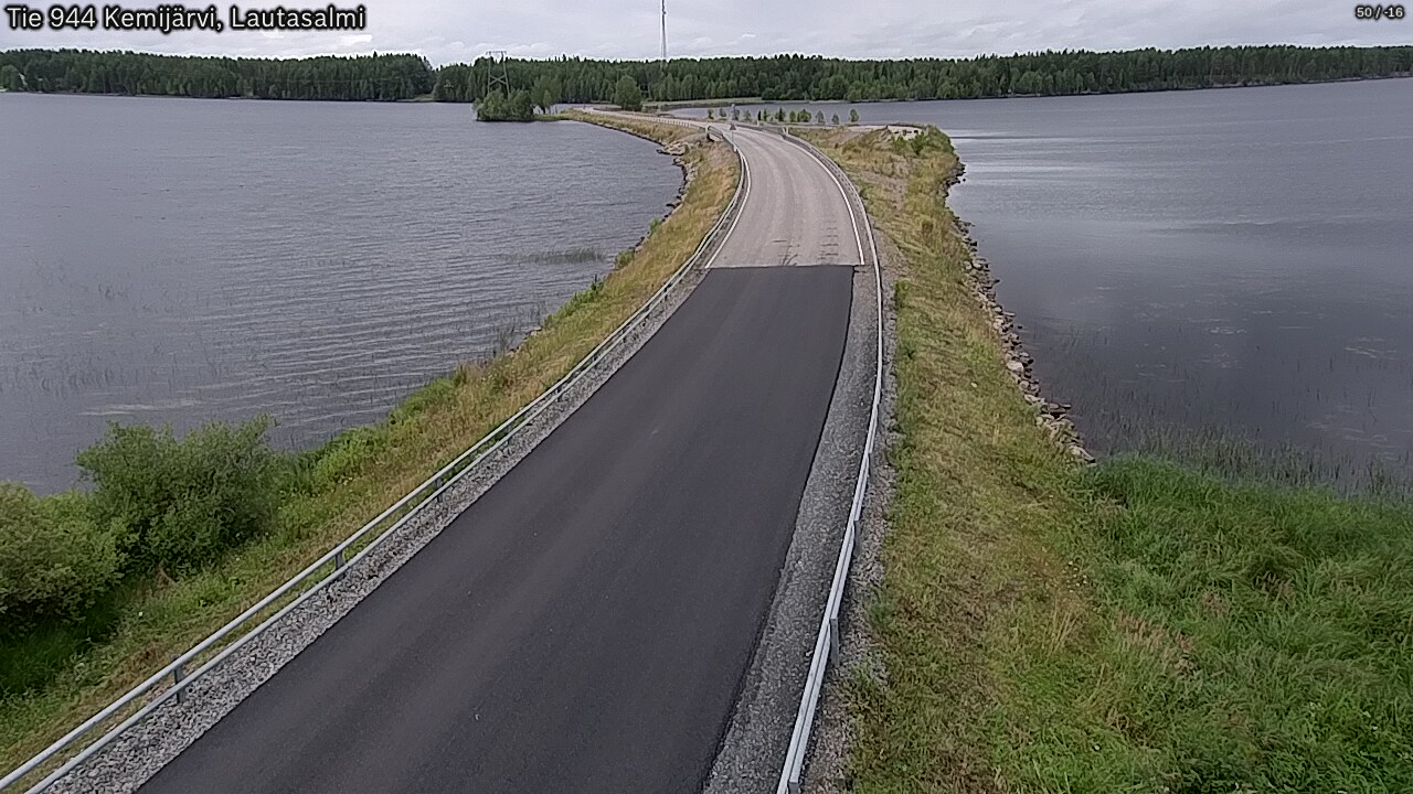 Kelikamerat Kuva Tie 944 Kemijärvi, Lautasalmi, Kemijärvi, Lappi