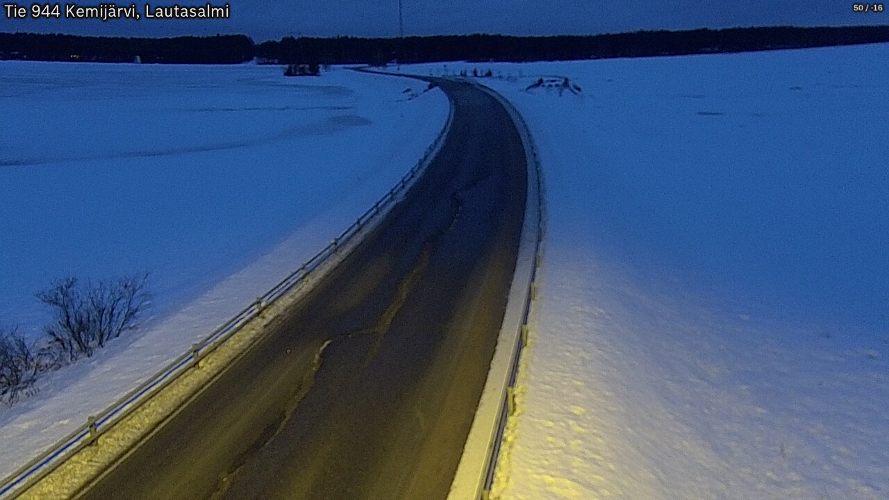 Kelikamerat Kuva Tie 944 Kemijärvi, Lautasalmi, Kemijärvi, Lappi