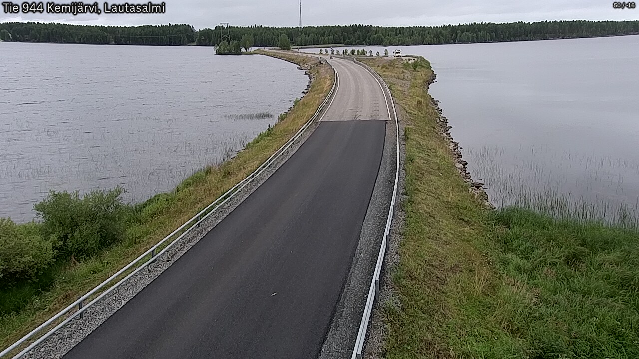 Kelikamerat Kuva Tie 944 Kemijärvi, Lautasalmi, Kemijärvi, Lappi