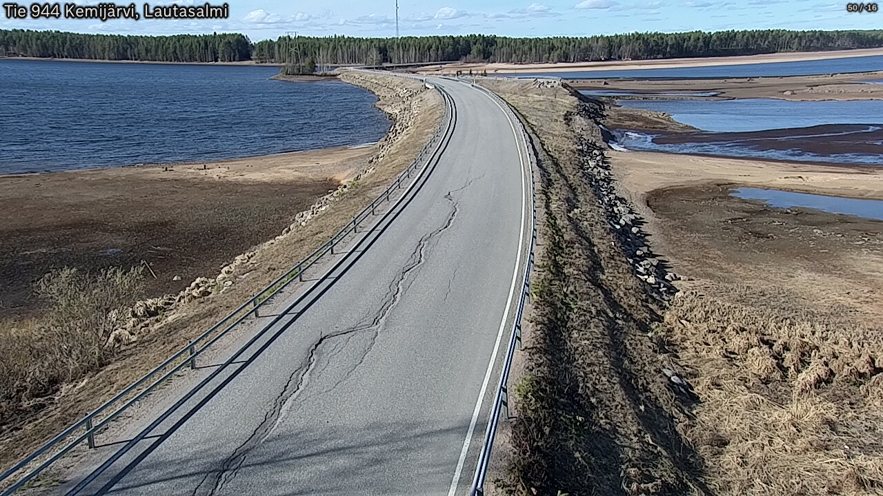 Kelikamerat Kuva Tie 944 Kemijärvi, Lautasalmi, Kemijärvi, Lappi