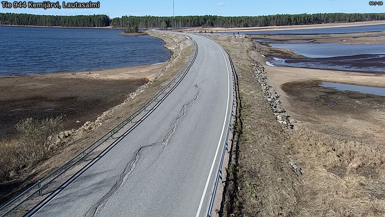 Kelikamerat Kuva Tie 944 Kemijärvi, Lautasalmi, Kemijärvi, Lappi