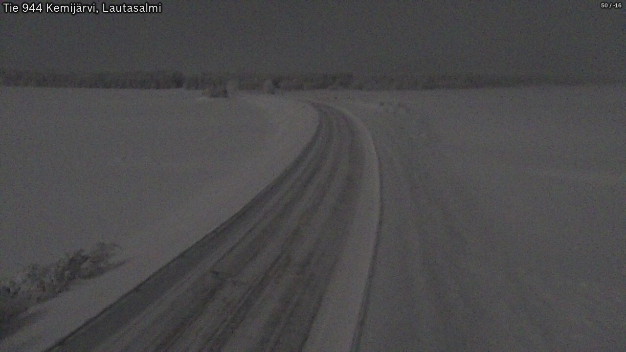 Kelikamerat Kuva Tie 944 Kemijärvi, Lautasalmi, Kemijärvi, Lappi