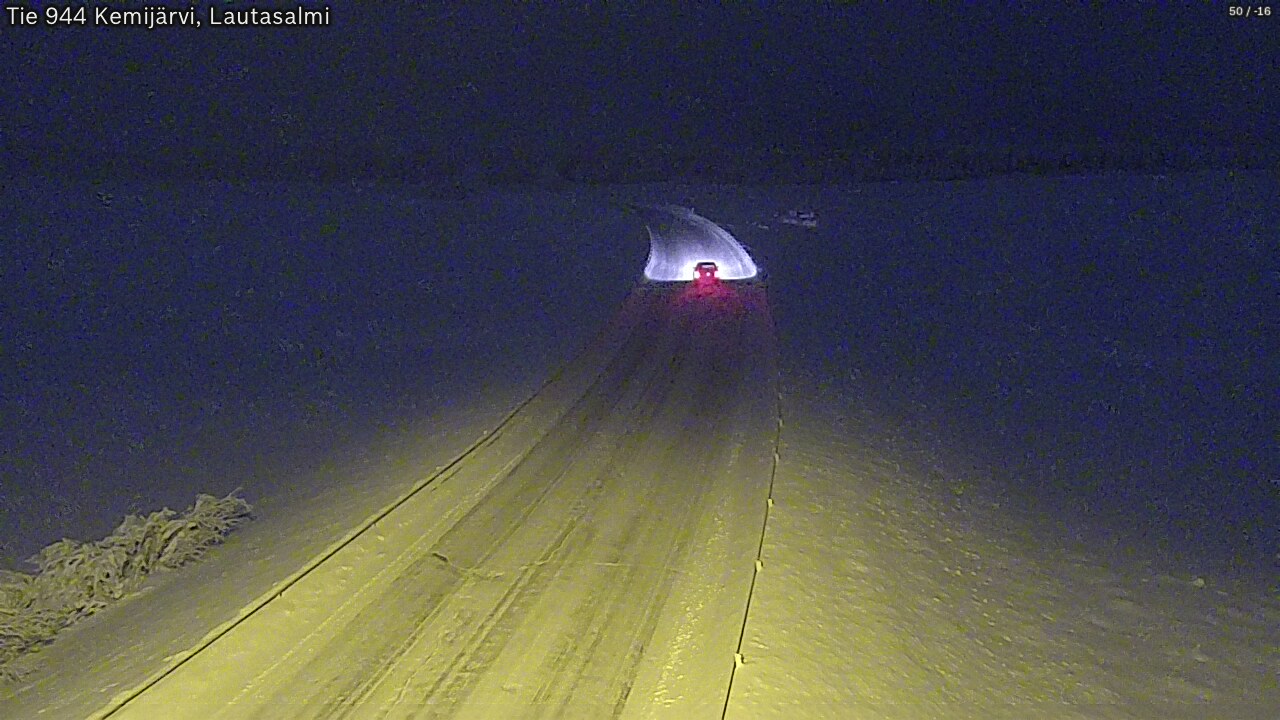 Kelikamerat Kuva Tie 944 Kemijärvi, Lautasalmi, Kemijärvi, Lappi