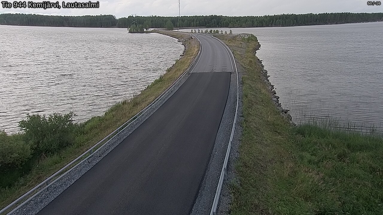 Kelikamerat Kuva Tie 944 Kemijärvi, Lautasalmi, Kemijärvi, Lappi