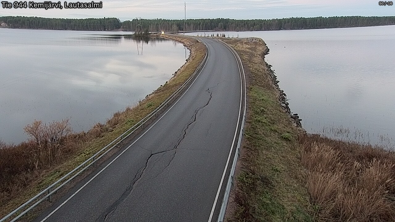Kelikamerat Kuva Tie 944 Kemijärvi, Lautasalmi, Kemijärvi, Lappi