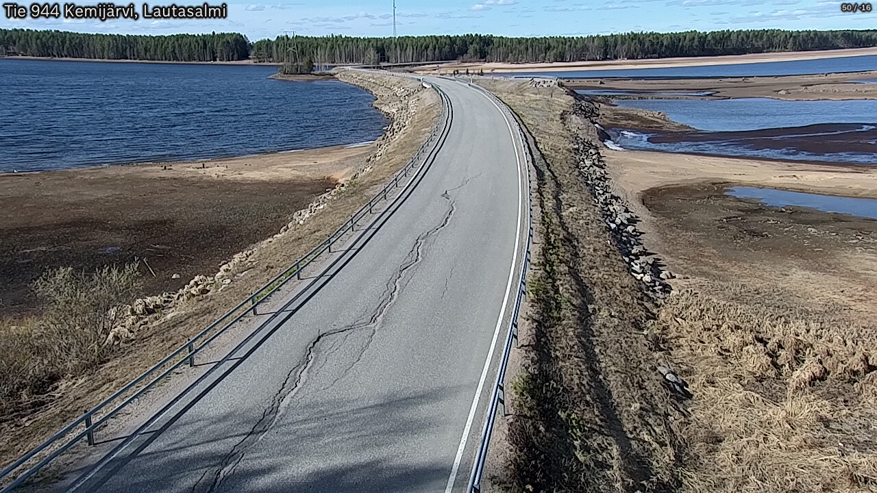 Kelikamerat Kuva Tie 944 Kemijärvi, Lautasalmi, Kemijärvi, Lappi