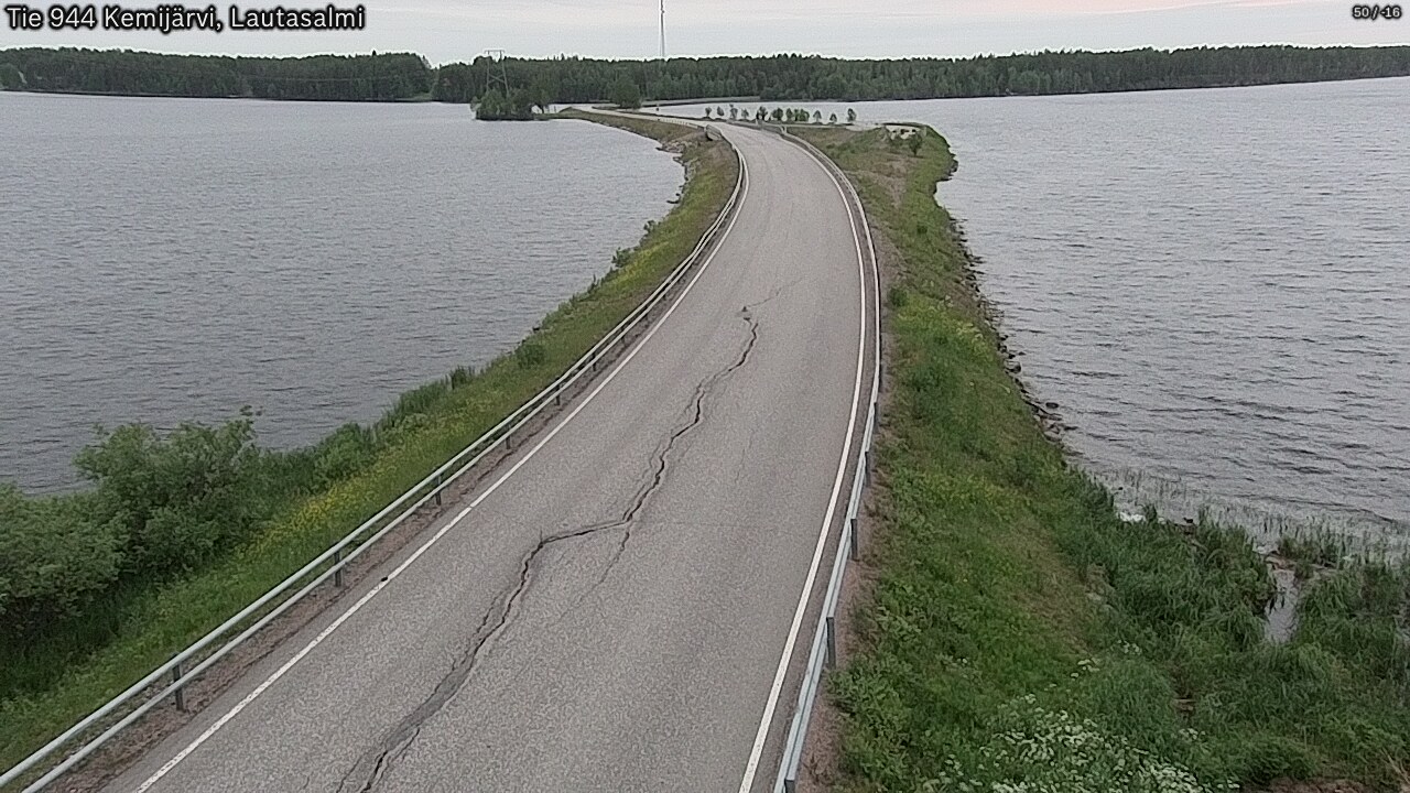 Kelikamerat Kuva Tie 944 Kemijärvi, Lautasalmi, Kemijärvi, Lappi