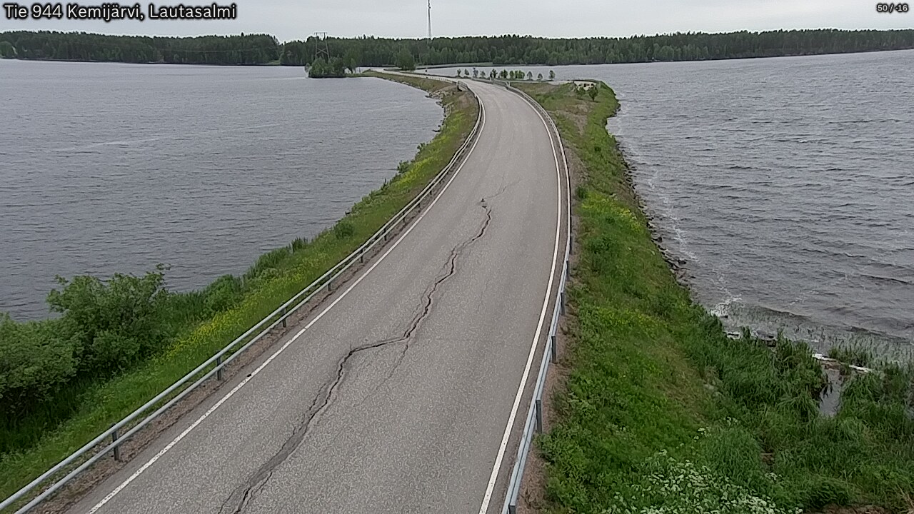 Kelikamerat Kuva Tie 944 Kemijärvi, Lautasalmi, Kemijärvi, Lappi