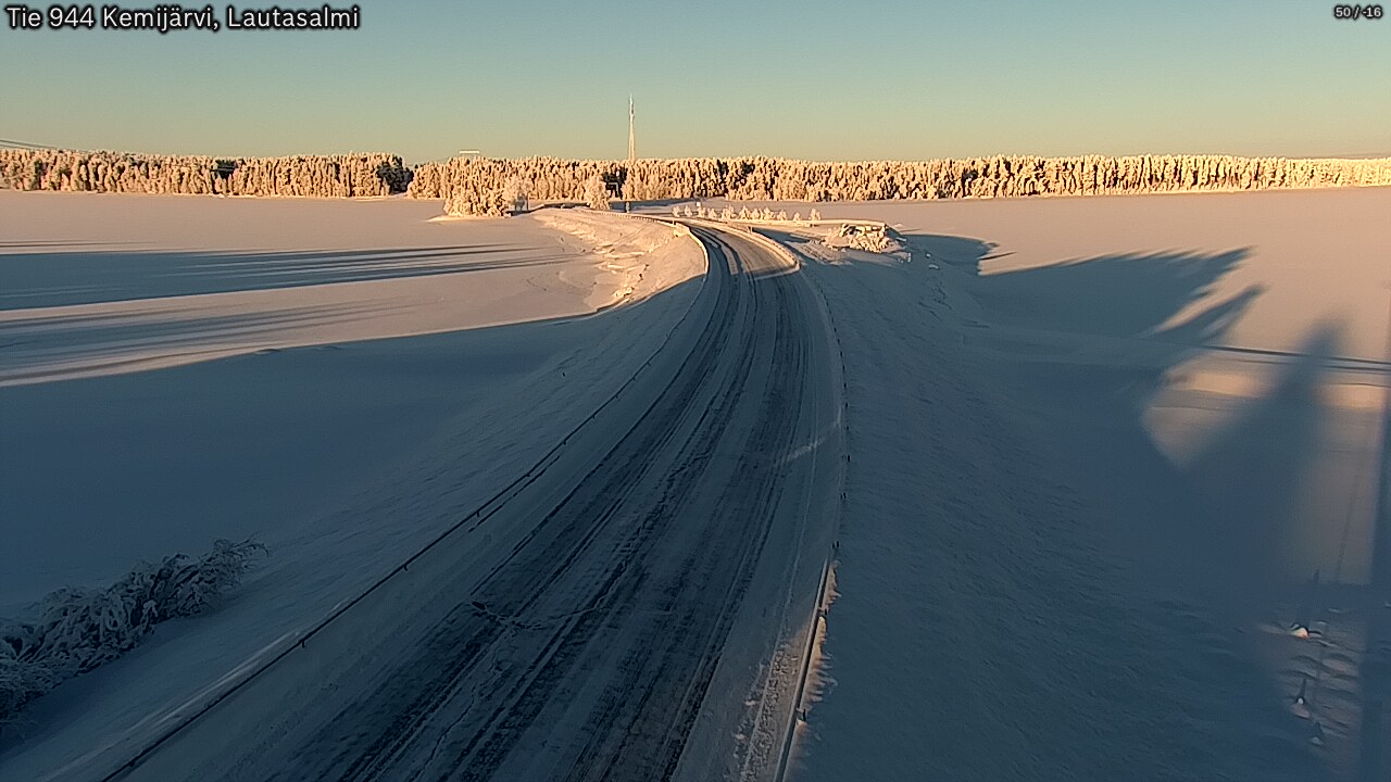 Kelikamerat Kuva Tie 944 Kemijärvi, Lautasalmi, Kemijärvi, Lappi