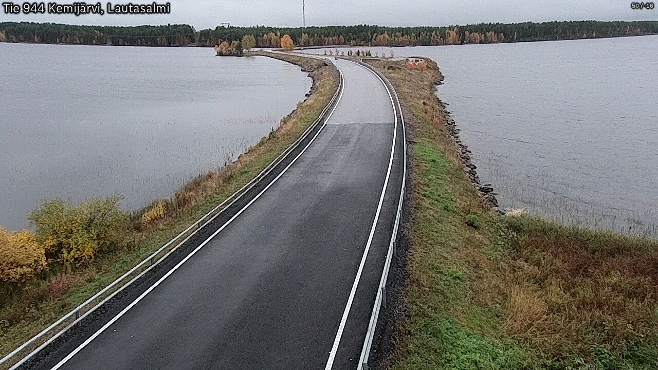 Kelikamerat Kuva Tie 944 Kemijärvi, Lautasalmi, Kemijärvi, Lappi