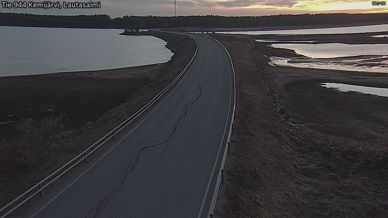 Kelikamerat Kuva Tie 944 Kemijärvi, Lautasalmi, Kemijärvi, Lappi