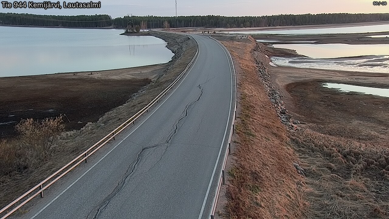 Kelikamerat Kuva Tie 944 Kemijärvi, Lautasalmi, Kemijärvi, Lappi