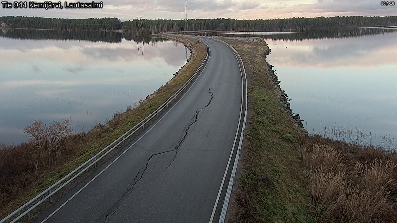 Kelikamerat Kuva Tie 944 Kemijärvi, Lautasalmi, Kemijärvi, Lappi