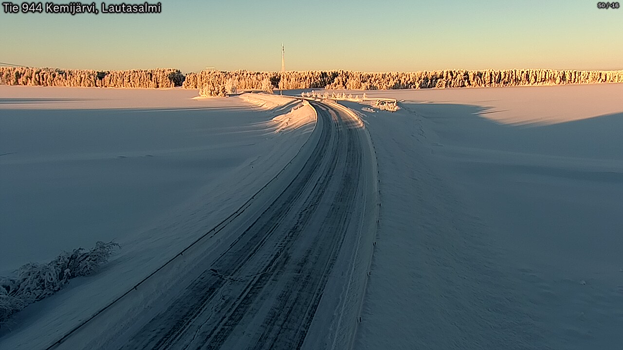 Kelikamerat Kuva Tie 944 Kemijärvi, Lautasalmi, Kemijärvi, Lappi