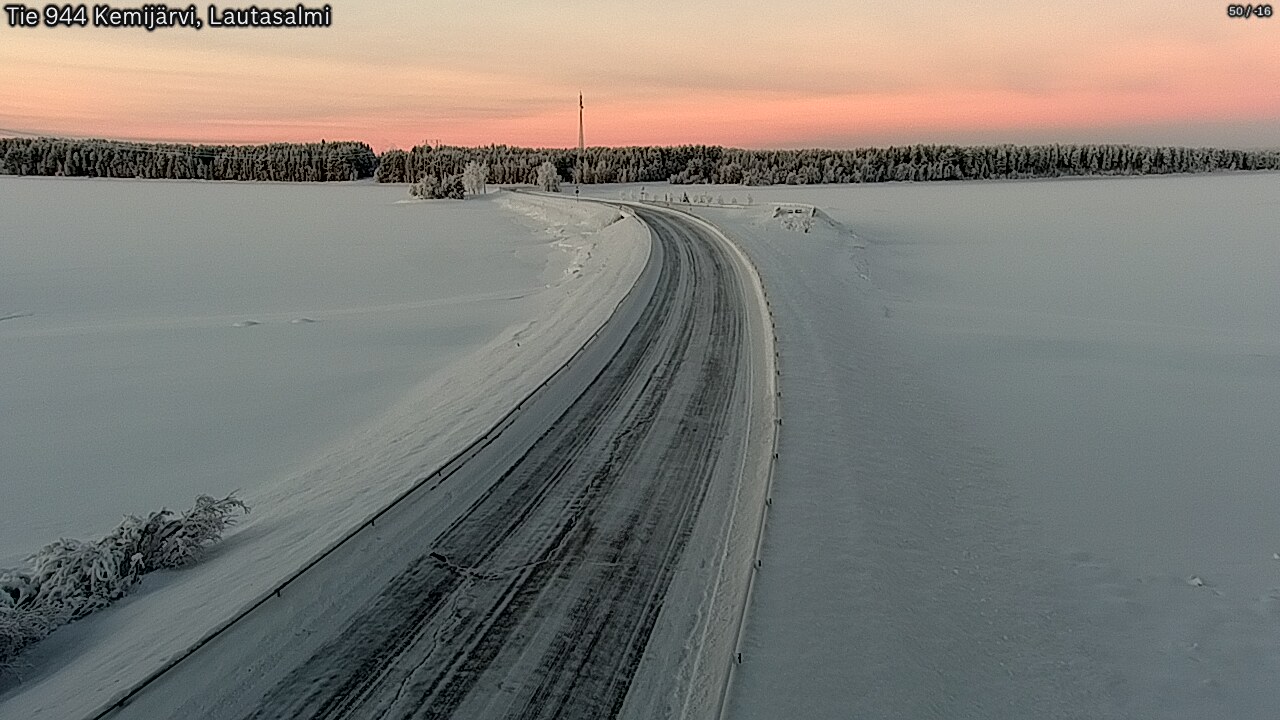 Kelikamerat Kuva Tie 944 Kemijärvi, Lautasalmi, Kemijärvi, Lappi