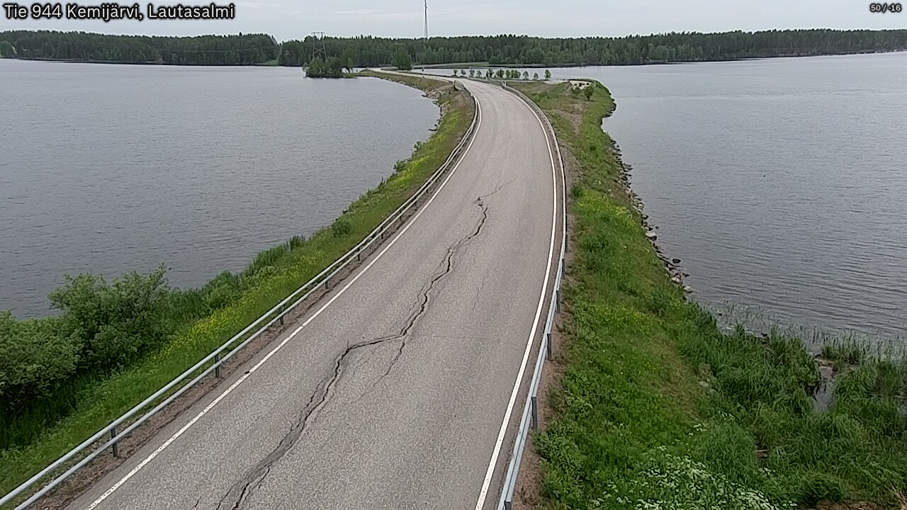 Kelikamerat Kuva Tie 944 Kemijärvi, Lautasalmi, Kemijärvi, Lappi
