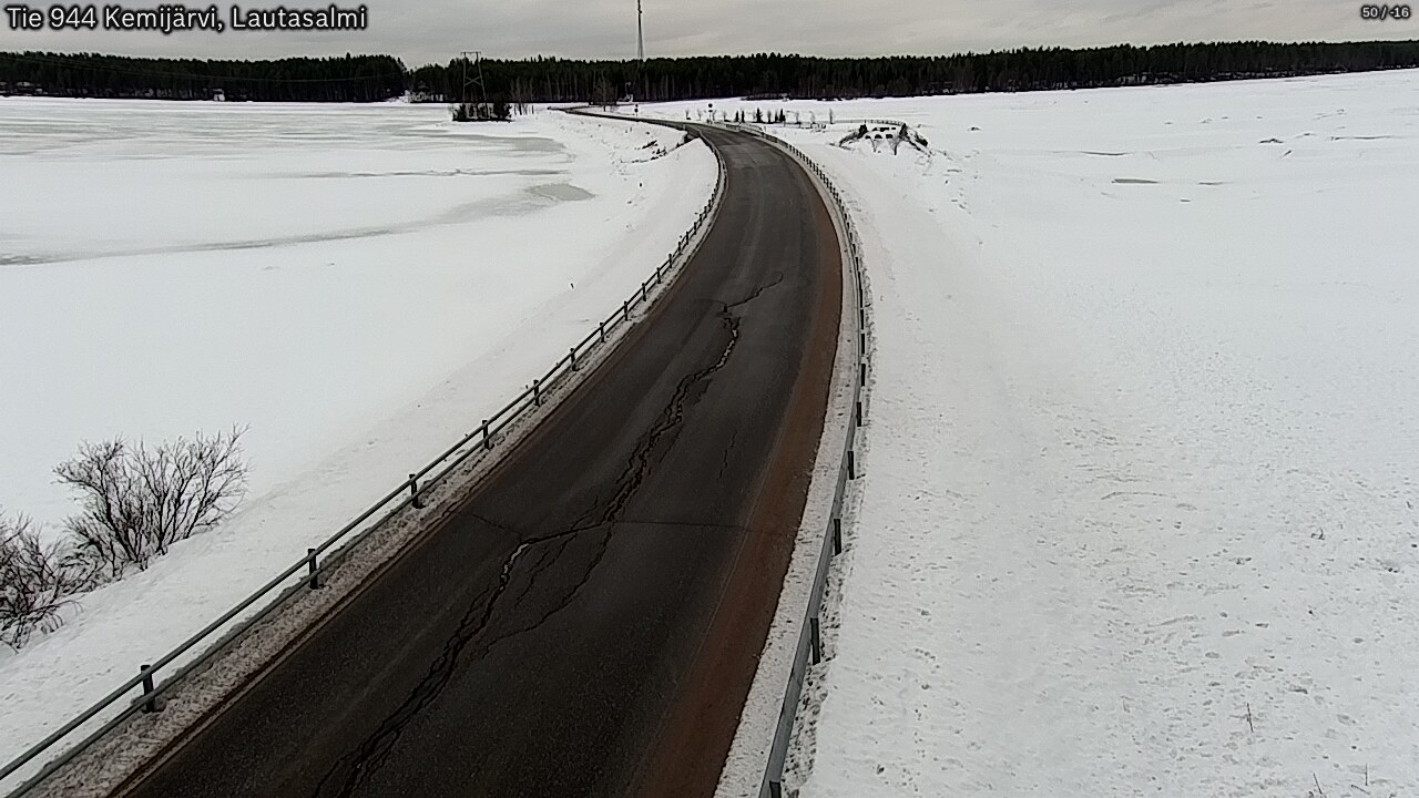 Kelikamerat Kuva Tie 944 Kemijärvi, Lautasalmi, Kemijärvi, Lappi