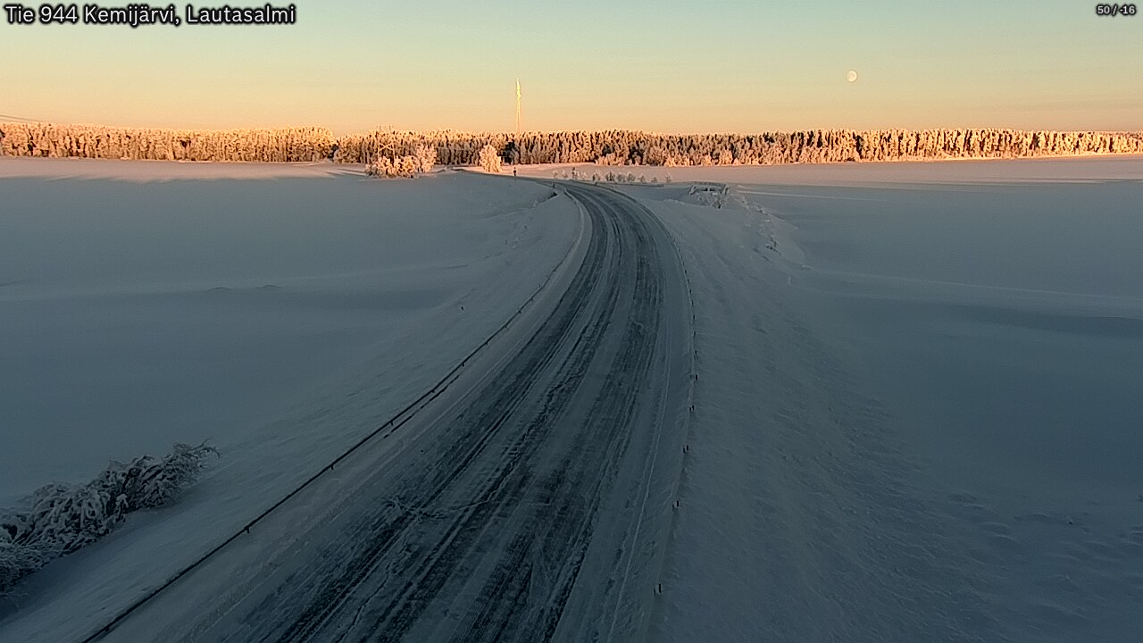 Kelikamerat Kuva Tie 944 Kemijärvi, Lautasalmi, Kemijärvi, Lappi