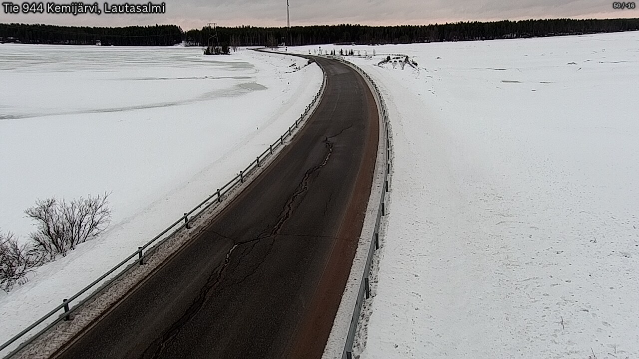 Kelikamerat Kuva Tie 944 Kemijärvi, Lautasalmi, Kemijärvi, Lappi