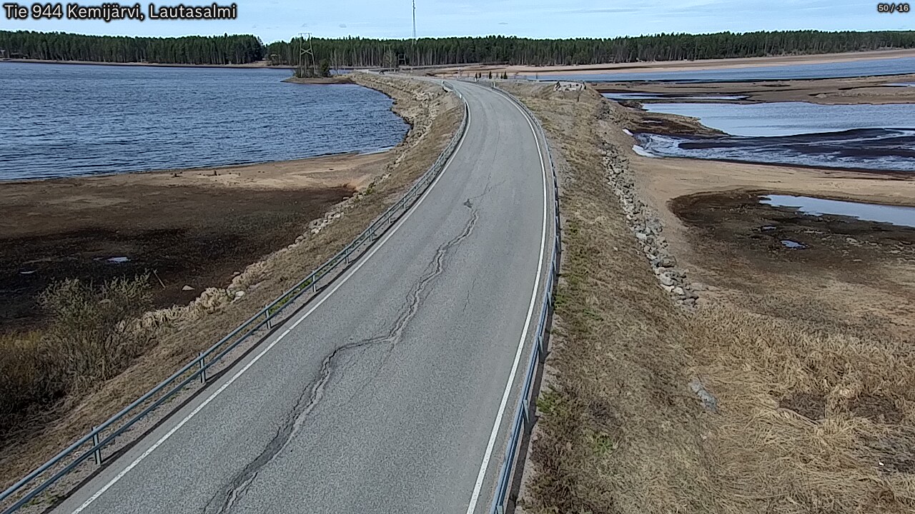 Kelikamerat Kuva Tie 944 Kemijärvi, Lautasalmi, Kemijärvi, Lappi