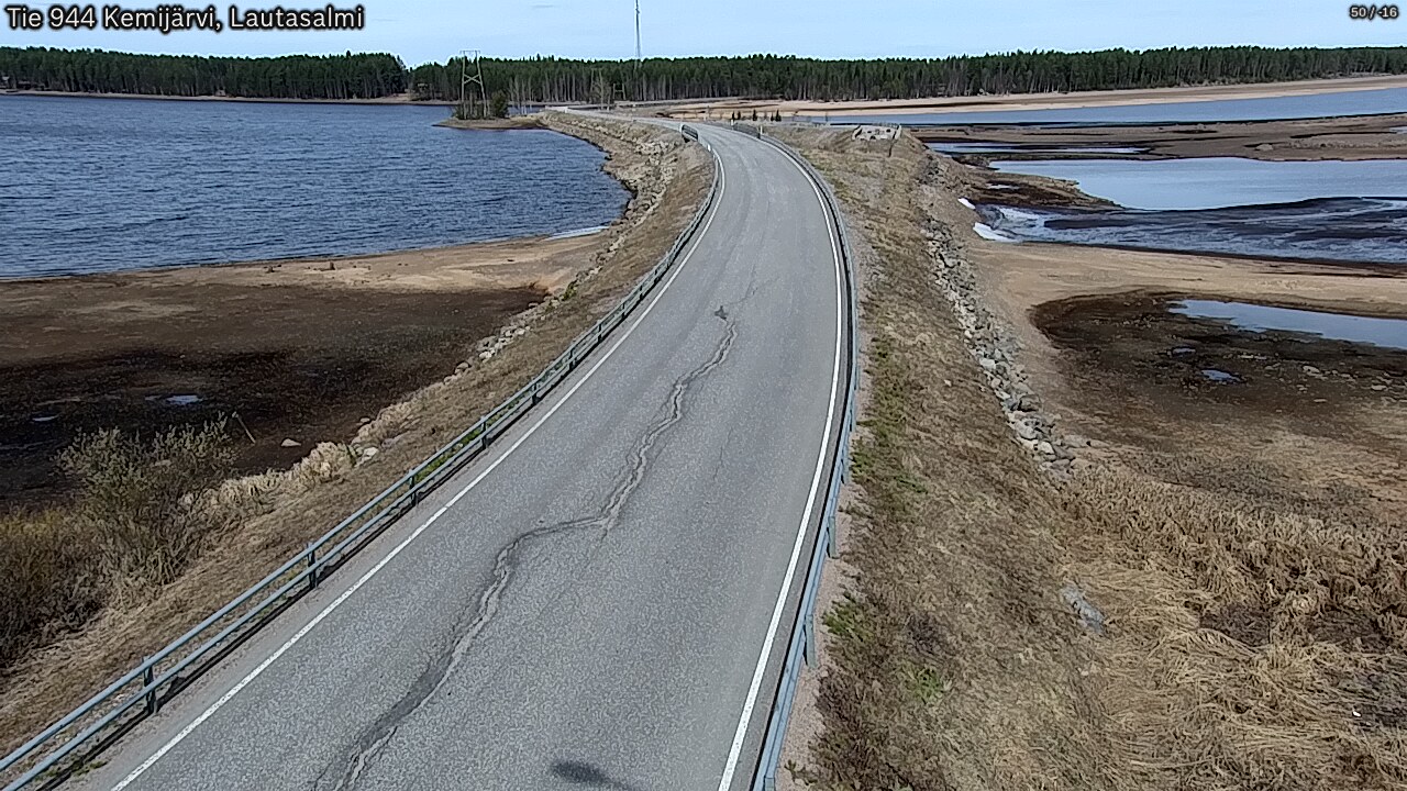 Kelikamerat Kuva Tie 944 Kemijärvi, Lautasalmi, Kemijärvi, Lappi
