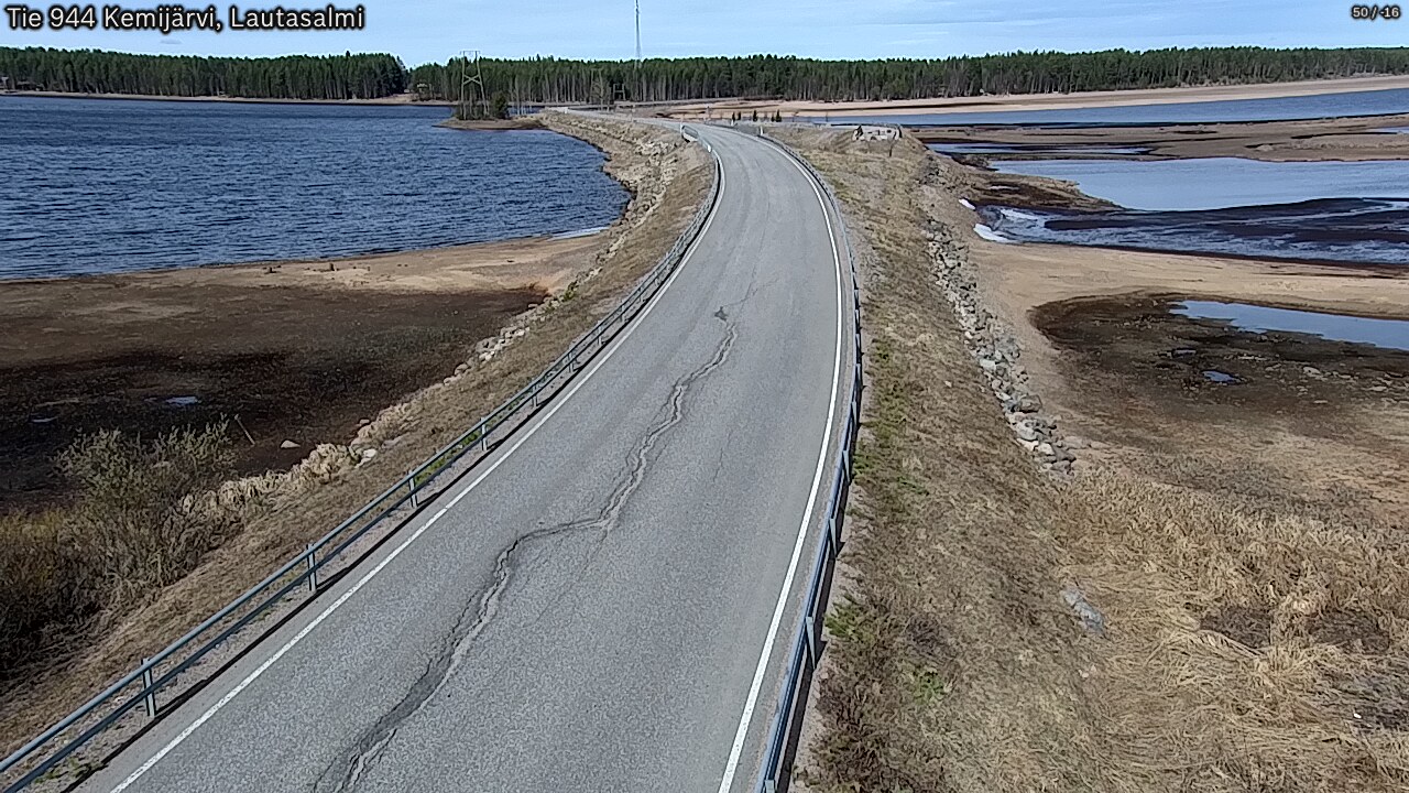 Kelikamerat Kuva Tie 944 Kemijärvi, Lautasalmi, Kemijärvi, Lappi