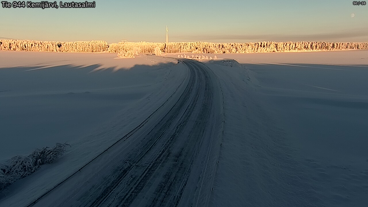 Kelikamerat Kuva Tie 944 Kemijärvi, Lautasalmi, Kemijärvi, Lappi