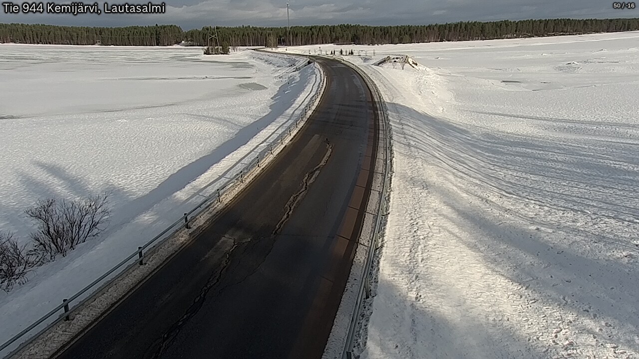 Kelikamerat Kuva Tie 944 Kemijärvi, Lautasalmi, Kemijärvi, Lappi