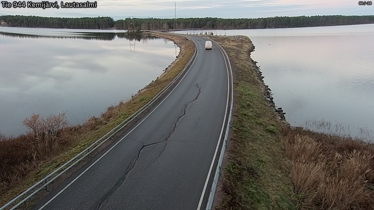 Kelikamerat Kuva Tie 944 Kemijärvi, Lautasalmi, Kemijärvi, Lappi