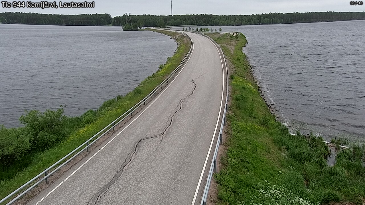 Weather Camera Image Road 944 Kemijärvi, Lautasalmi, Kemijärvi, Lappi