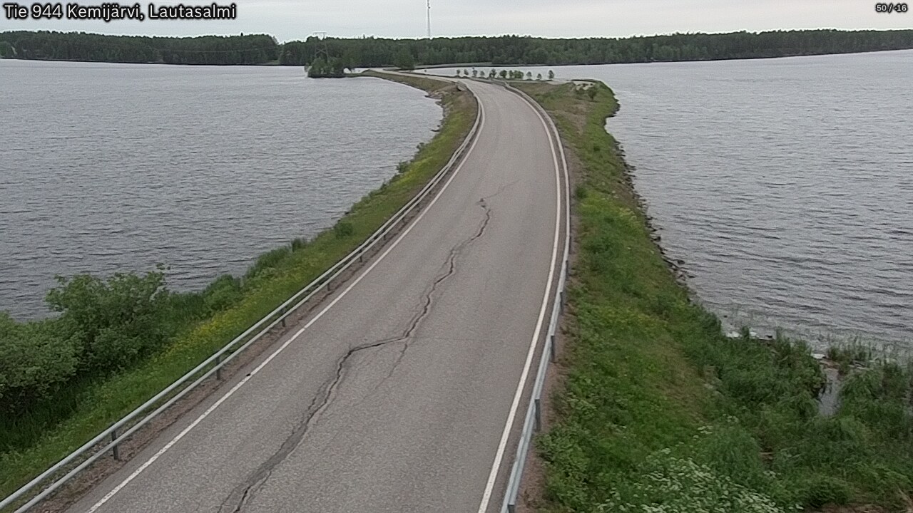 Kelikamerat Kuva Tie 944 Kemijärvi, Lautasalmi, Kemijärvi, Lappi