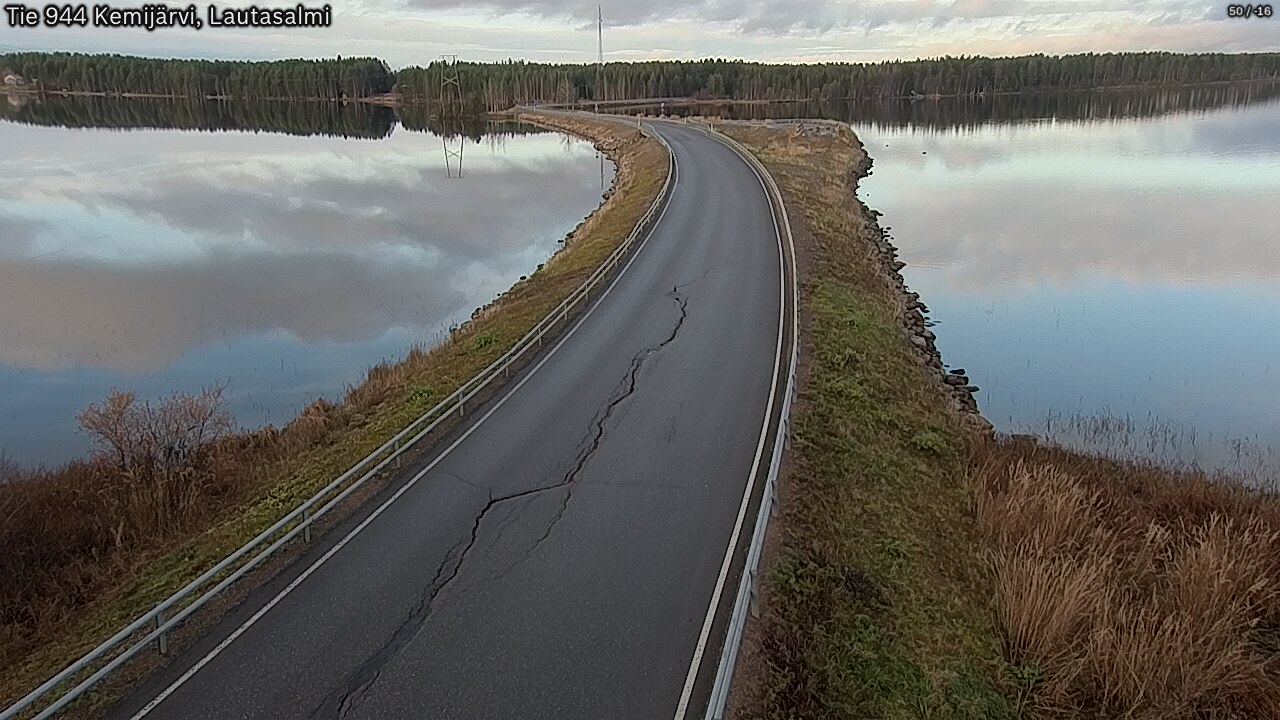Kelikamerat Kuva Tie 944 Kemijärvi, Lautasalmi, Kemijärvi, Lappi