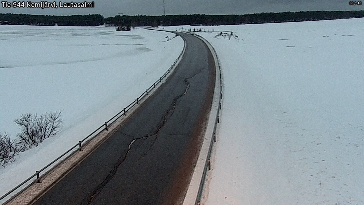 Kelikamerat Kuva Tie 944 Kemijärvi, Lautasalmi, Kemijärvi, Lappi