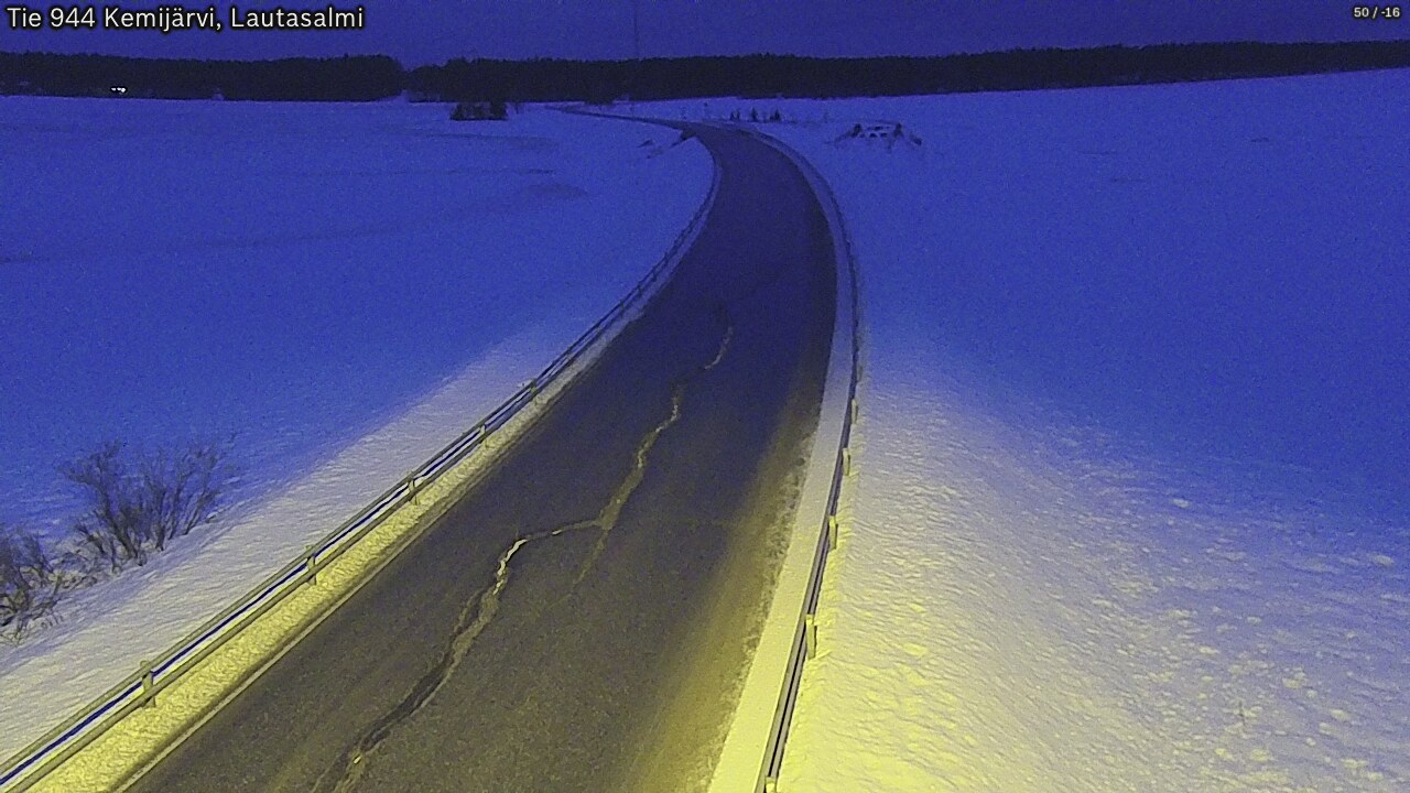 Kelikamerat Kuva Tie 944 Kemijärvi, Lautasalmi, Kemijärvi, Lappi