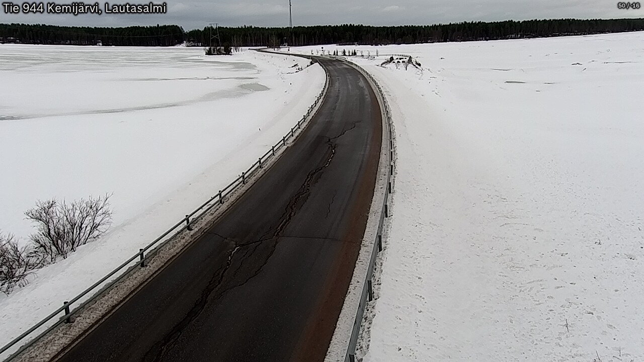 Kelikamerat Kuva Tie 944 Kemijärvi, Lautasalmi, Kemijärvi, Lappi