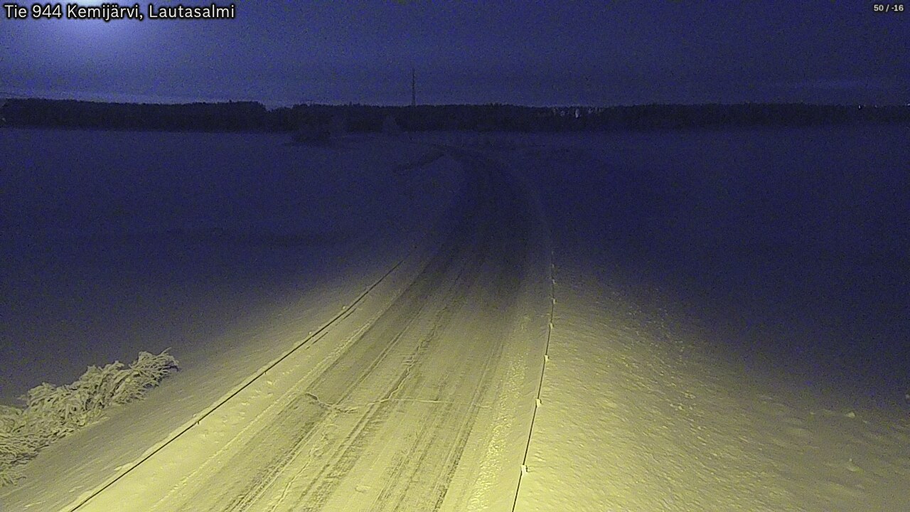 Kelikamerat Kuva Tie 944 Kemijärvi, Lautasalmi, Kemijärvi, Lappi