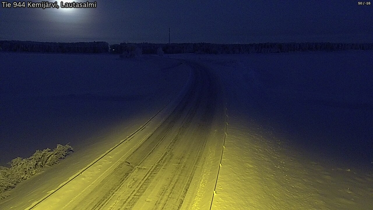 Kelikamerat Kuva Tie 944 Kemijärvi, Lautasalmi, Kemijärvi, Lappi