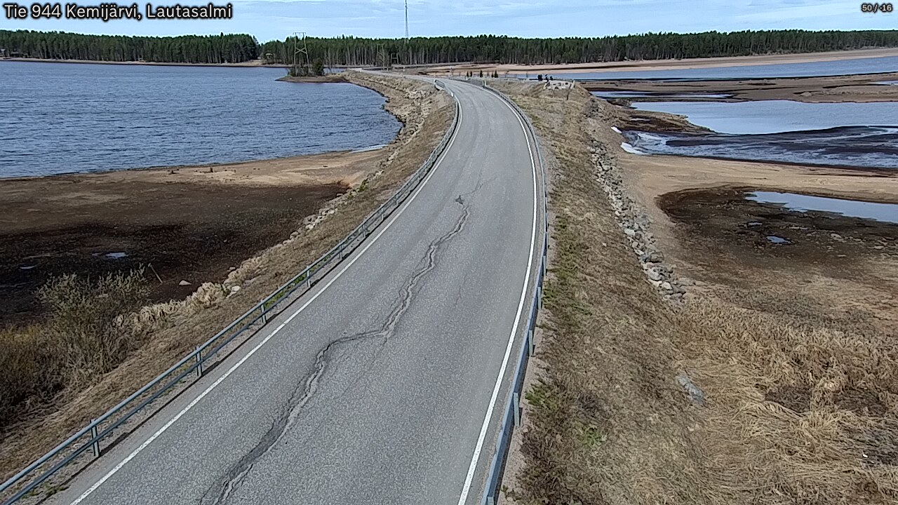 Kelikamerat Kuva Tie 944 Kemijärvi, Lautasalmi, Kemijärvi, Lappi