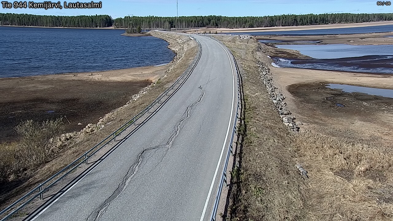 Kelikamerat Kuva Tie 944 Kemijärvi, Lautasalmi, Kemijärvi, Lappi