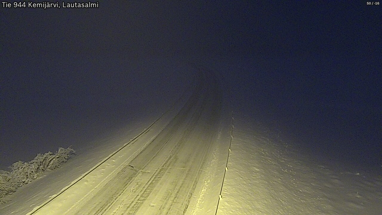 Kelikamerat Kuva Tie 944 Kemijärvi, Lautasalmi, Kemijärvi, Lappi